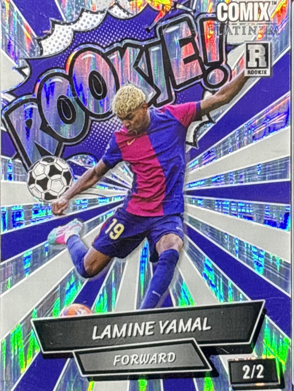 Wild Card Lamine Yamal Rookie Trading Card - LE 2/2